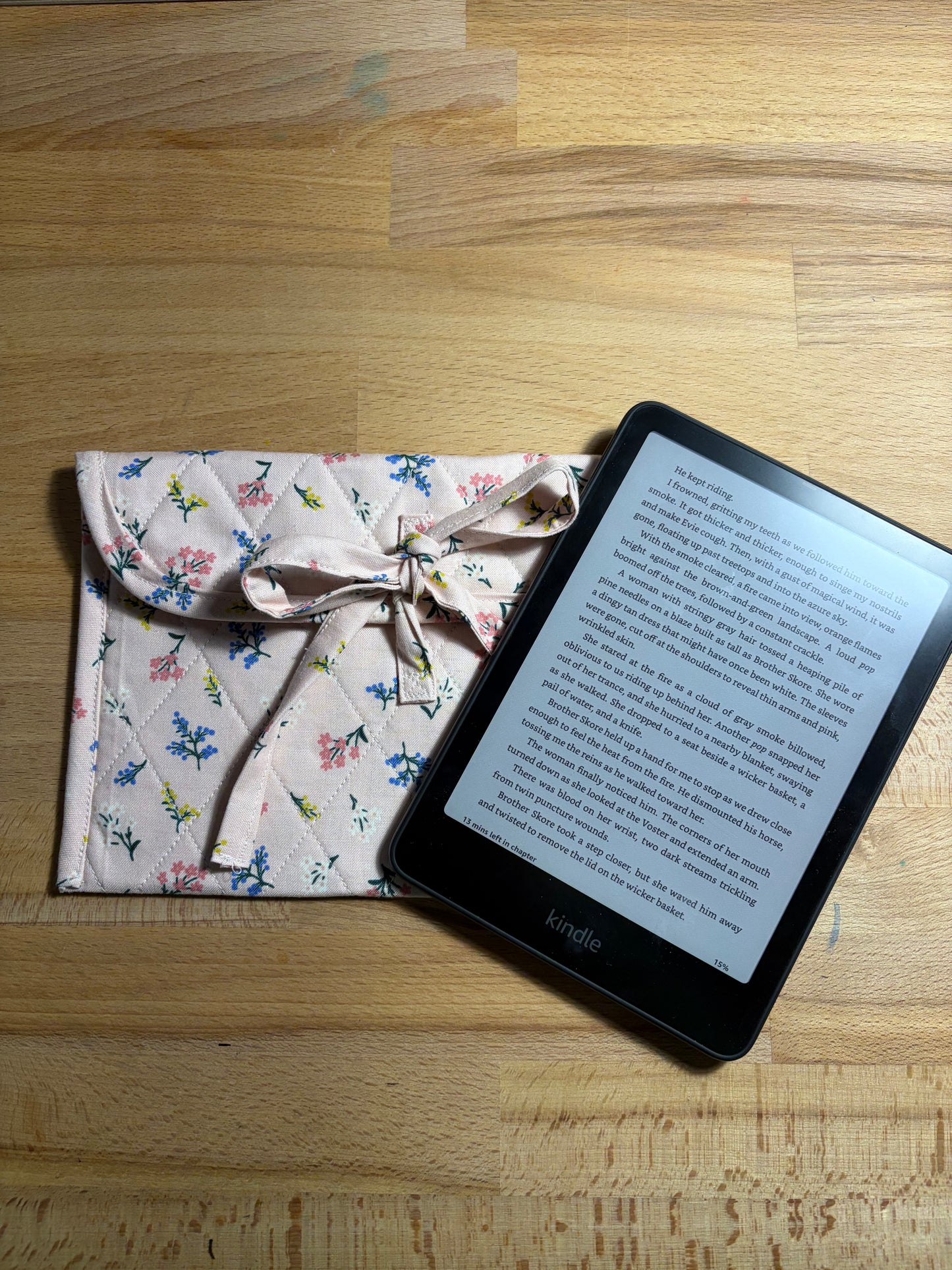 Pink Bouquet Floral Kindle Sleeve