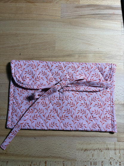 Pink Olive Branch Print Kindle Sleeve
